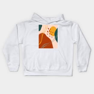 Abstract Shapes 46 Kids Hoodie